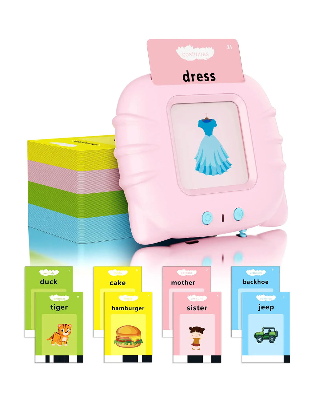 Huggy Talking Flash Cards Set – Speech & Learning Toy