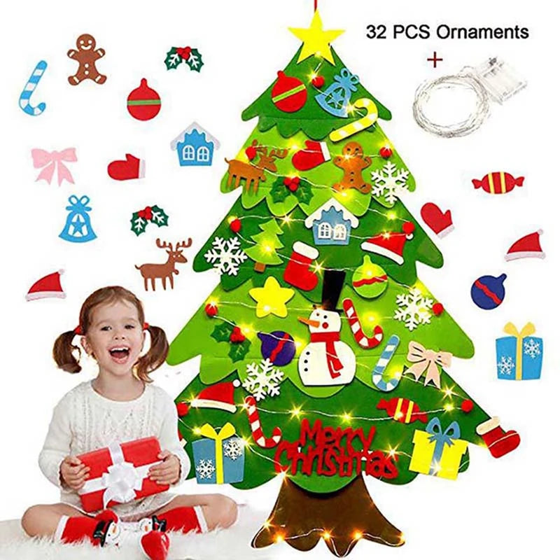 Huggy DIY Felt Christmas Tree Set
