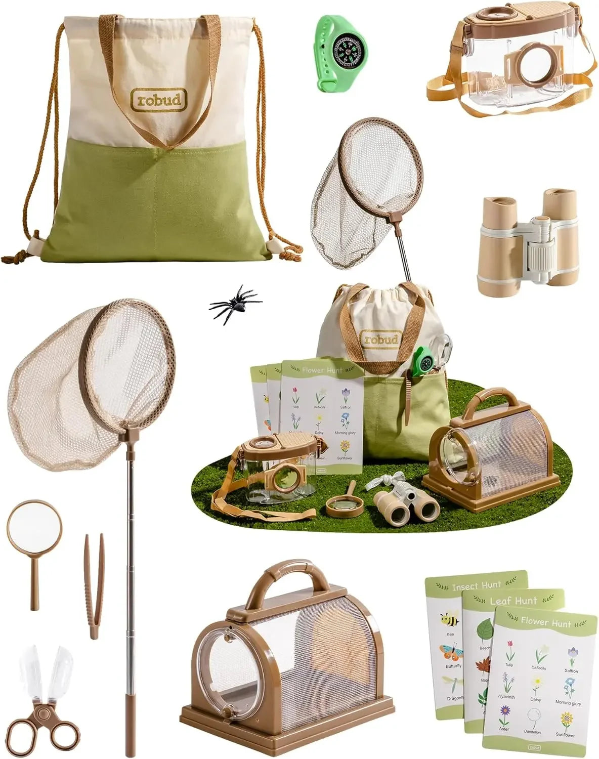 Huggy Kids Explorer Adventure Kit – Green Edition