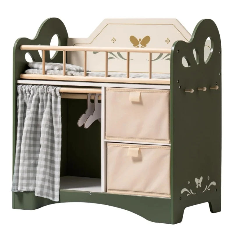 Wooden Baby Doll Bed