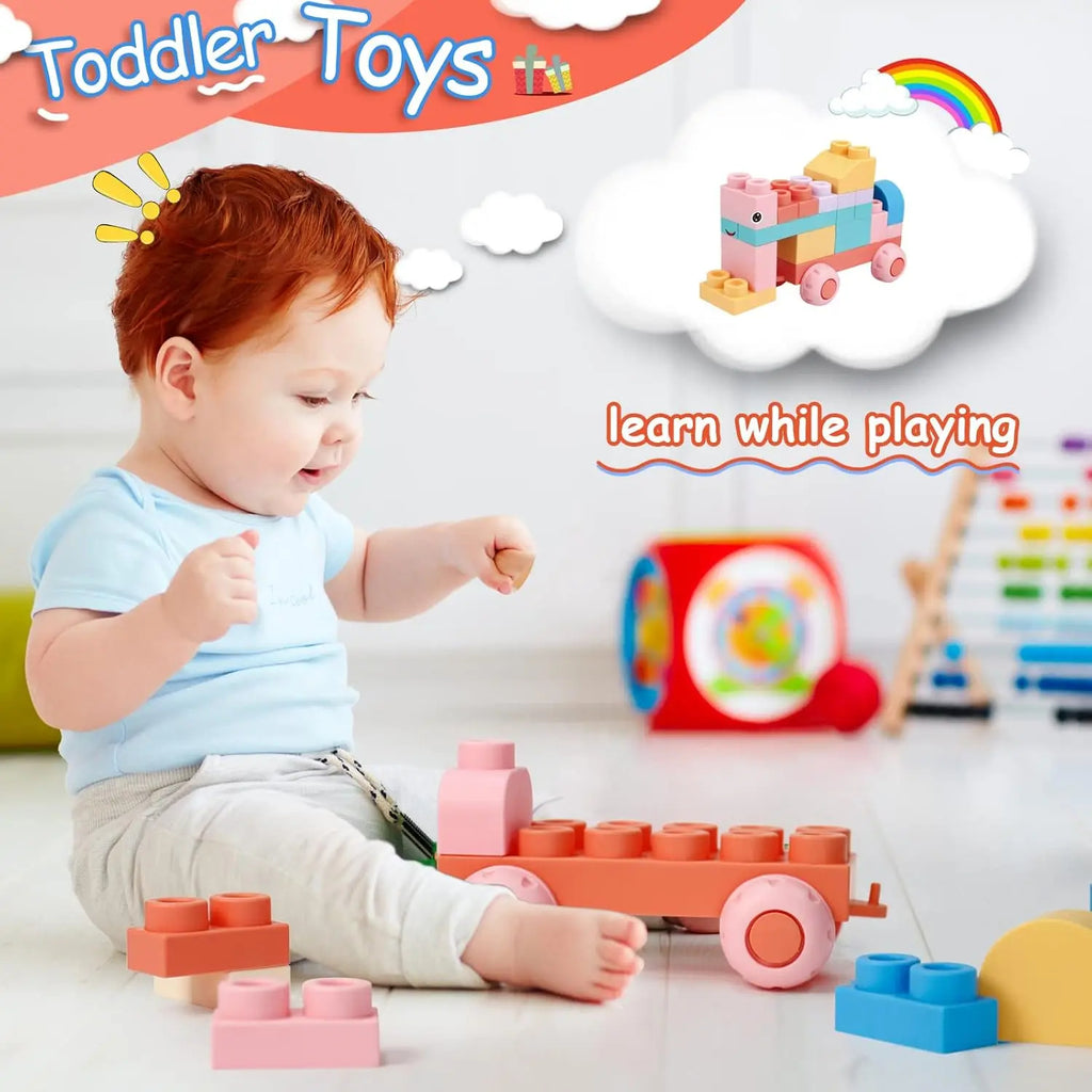 Huggy STEM Soft Building Blocks Set