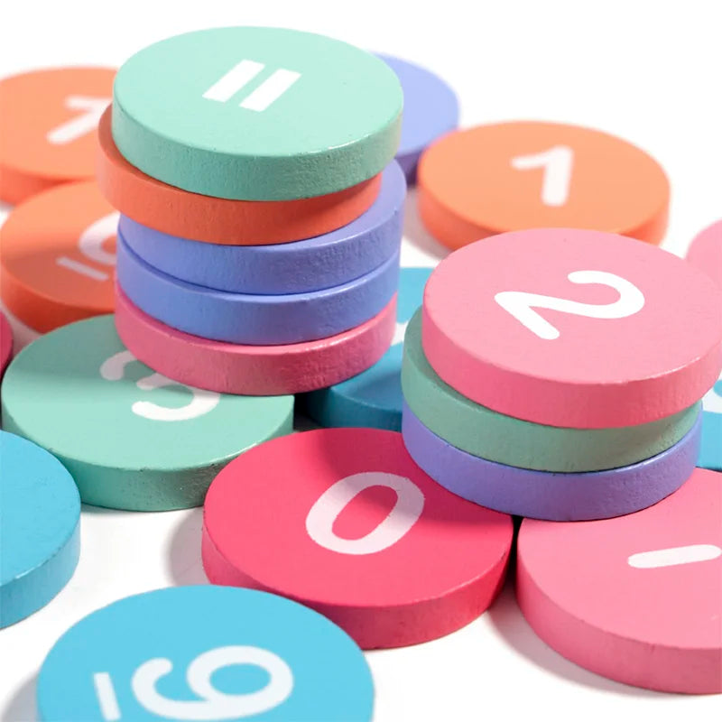 Children’s Wooden Number Board