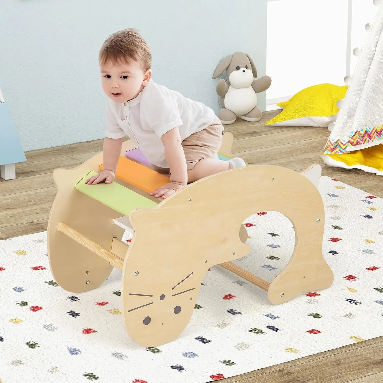 Huggy 4-in-1 Montessori Arch Climber Set