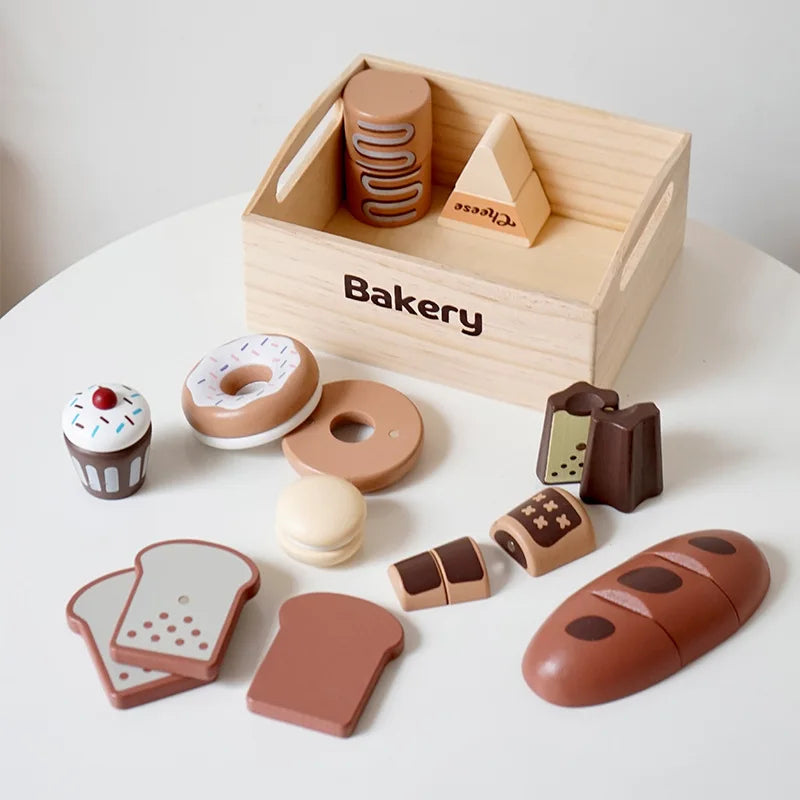 Wooden Pretend Play Kitchen Set