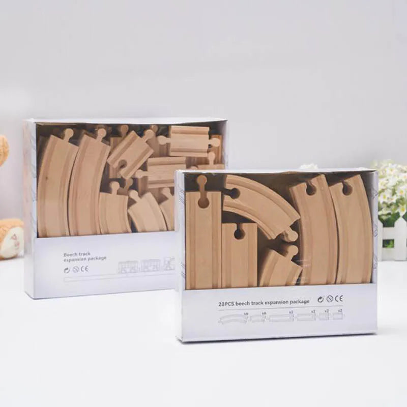 Huggy Wooden Railway Adventure Set