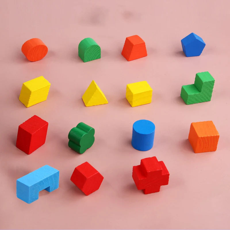 Huggy Montessori 3D Shape Sorting Box