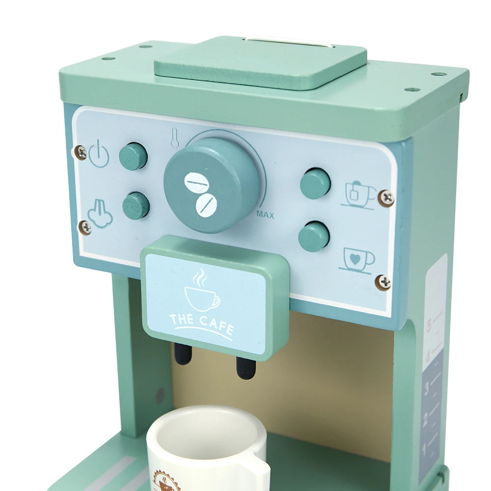 Kids’ Wooden Coffee Maker Kitchen Toy Set
