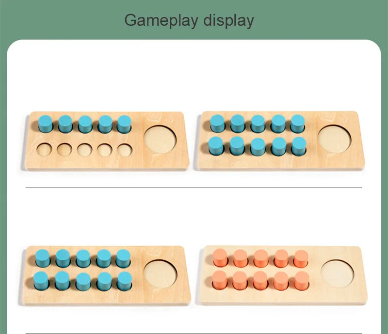 Children’s Wooden Number Board