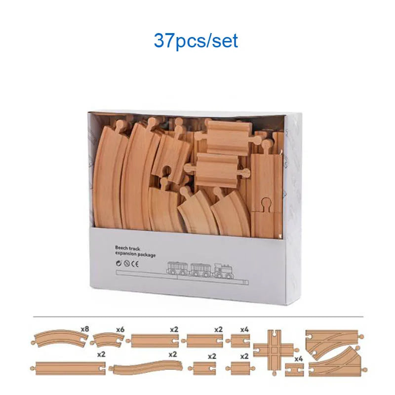 Huggy Wooden Railway Adventure Set