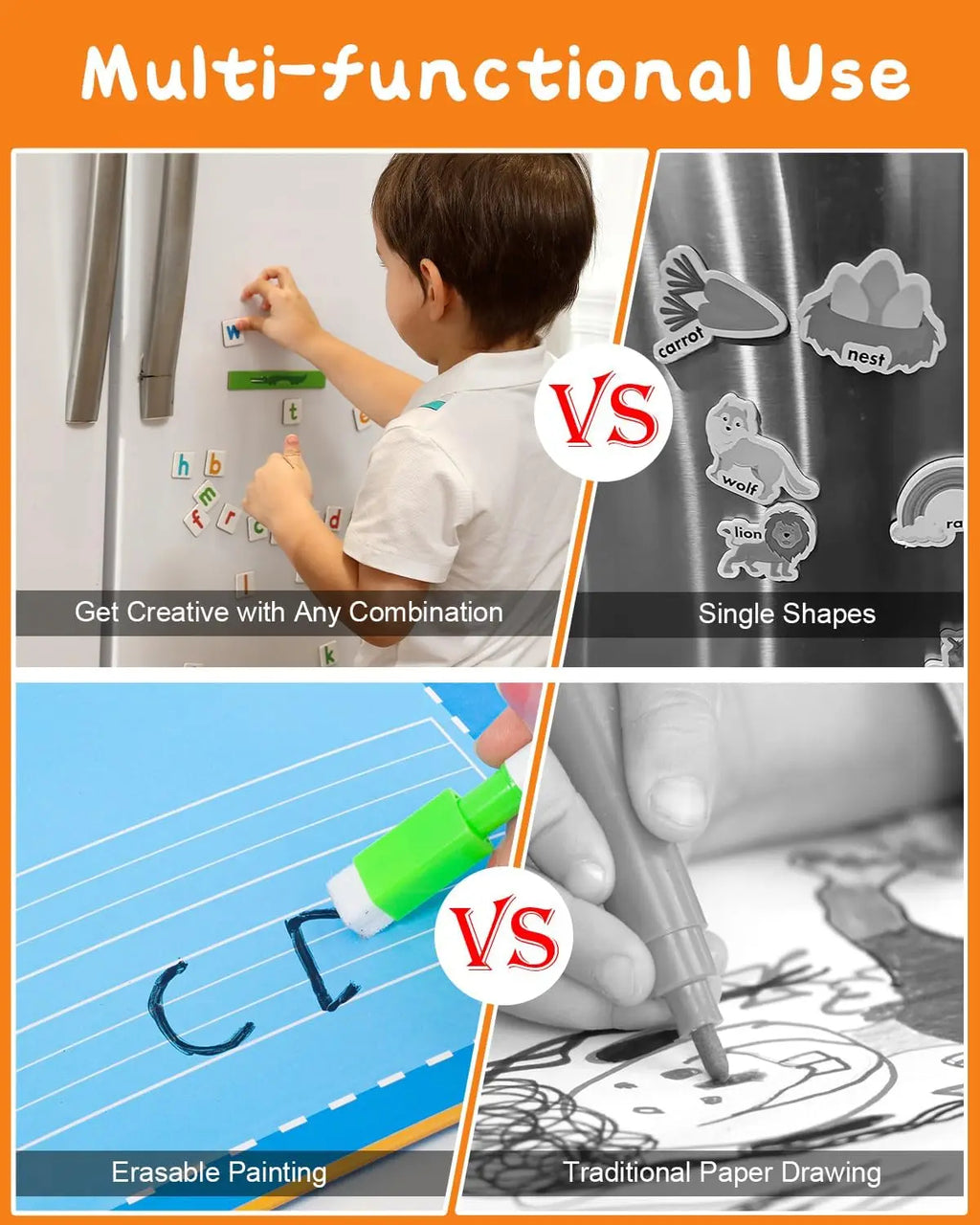 Huggy Magnetic Letters & Numbers Set